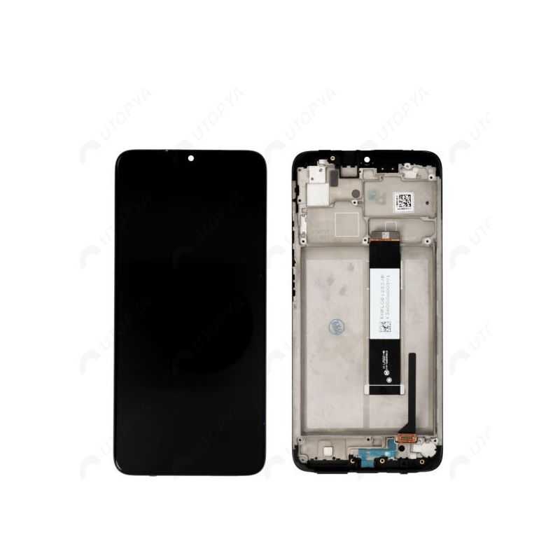 Ecran Complet Noir Xiaomi Redmi 9T/Poco M3 (Avec Châssis)