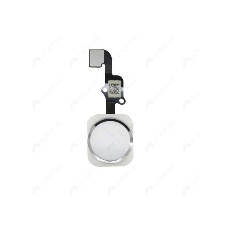 Bouton Home Complet Argent iPhone 6S/6S Plus