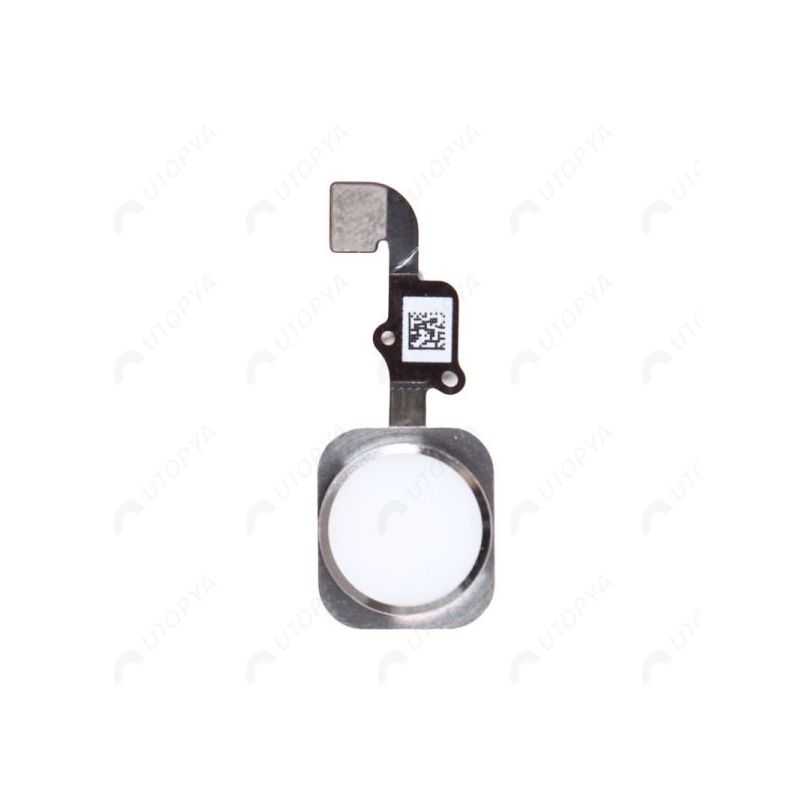 Bouton Home Complet Argent iPhone 6/6 Plus
