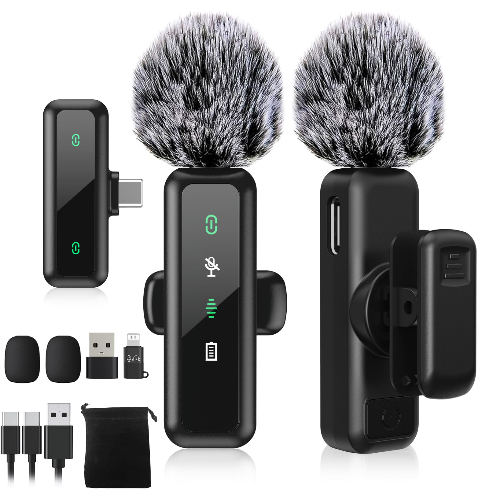 L15 – Microphone sans fil clip-on numérique