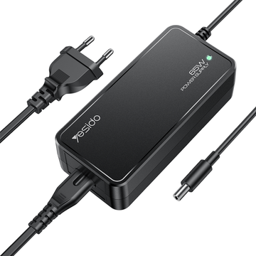 Adaptateur Secteur Polyvalent Yesido CG11E – Chargeur Ordinateur Portable 65W (EU)