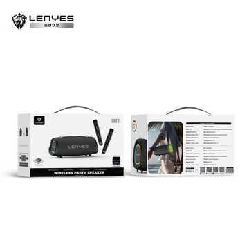 Enceinte Bluetooth Lenyes S872 — 160W avec 2 Micros Inclus