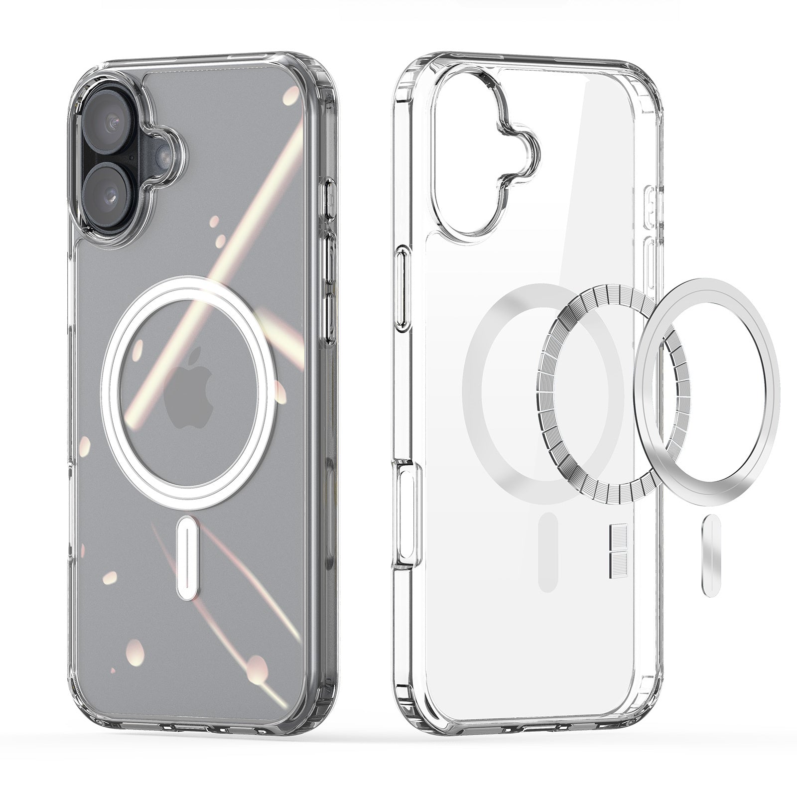 Coque Clin Mag Series Transparente avec MagSafe – iPhone 16 Plus