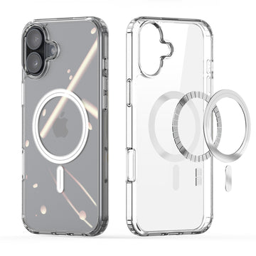 Coque Clin Mag Series Transparente avec MagSafe – iPhone 16 Plus