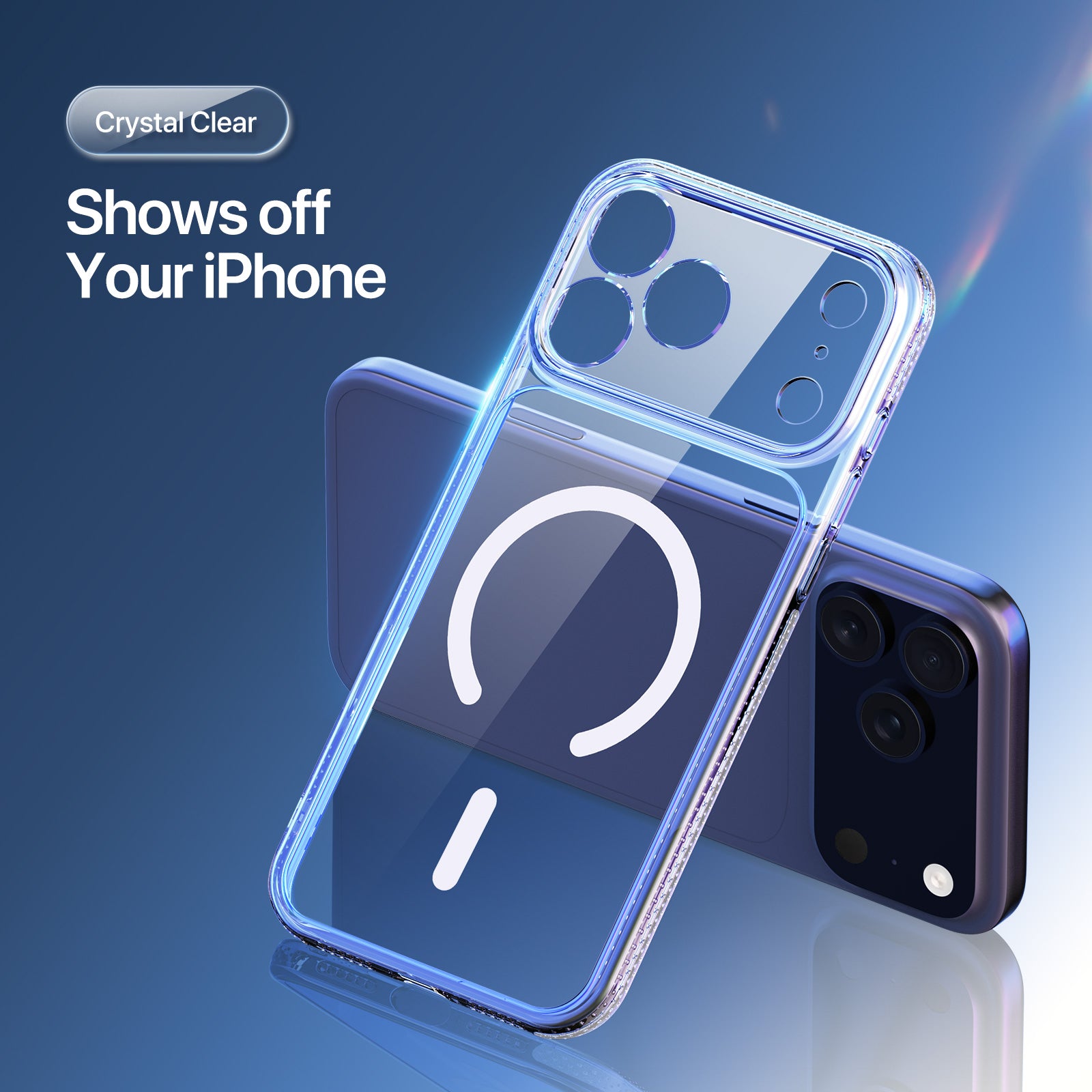 Coque Clin Mag Series Transparente avec MagSafe – iPhone 17 Pro