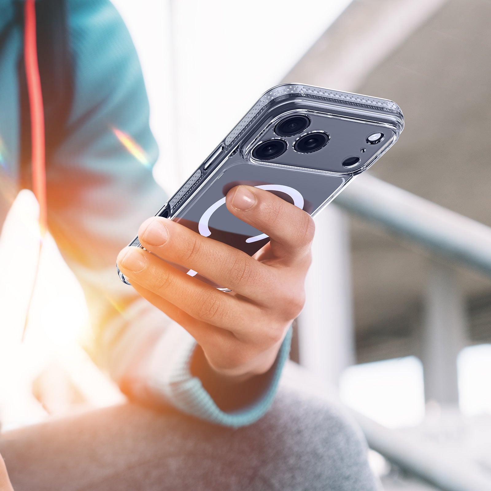 Coque Clin Mag Series Transparente avec MagSafe – iPhone 17 Pro Max