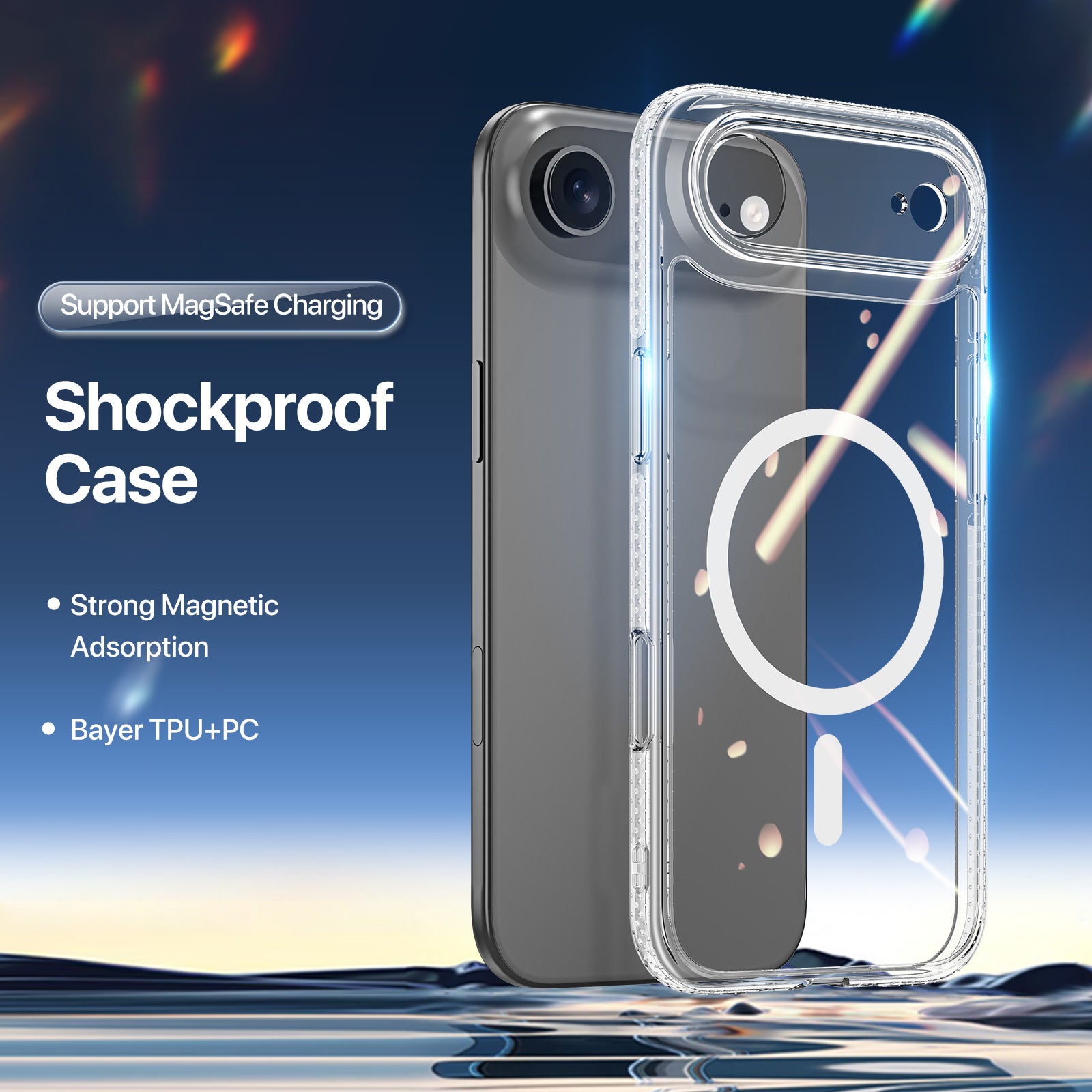 Coque Clin Mag Series Clear Case with MagSafe – iPhone 17 Air