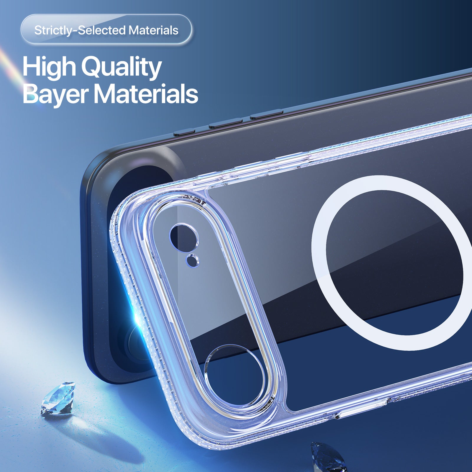 Coque Clin Mag Series Clear Case with MagSafe – iPhone 17 Air