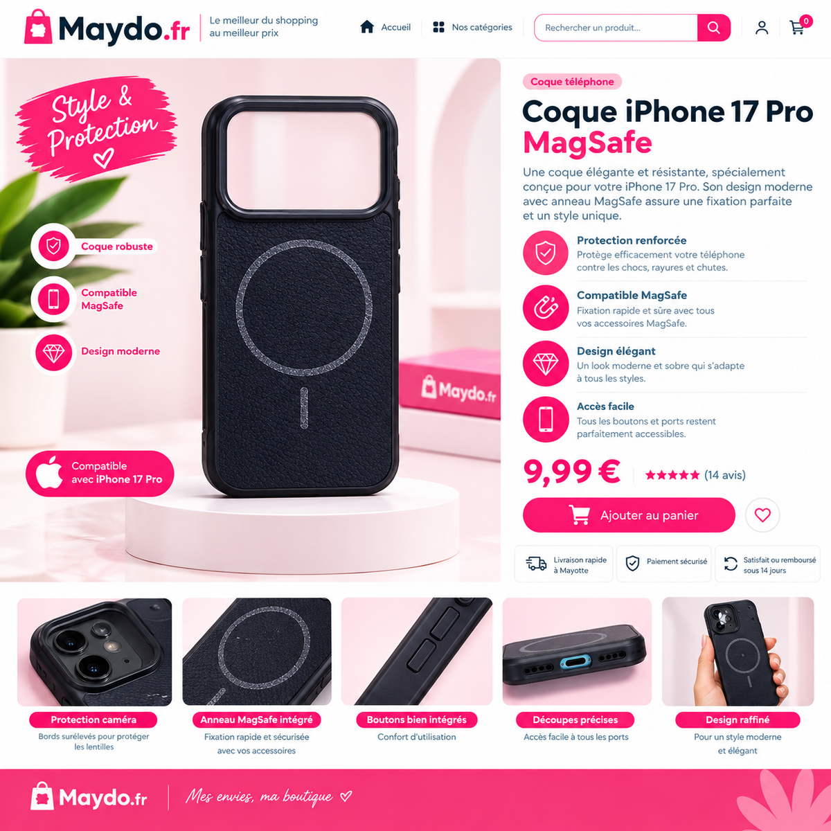 COQUE IP 14 PRO