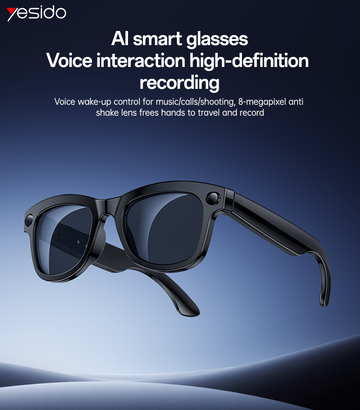 Lunettes Intelligentes Yesido – Enregistrement HD & Commande Vocale - IO42