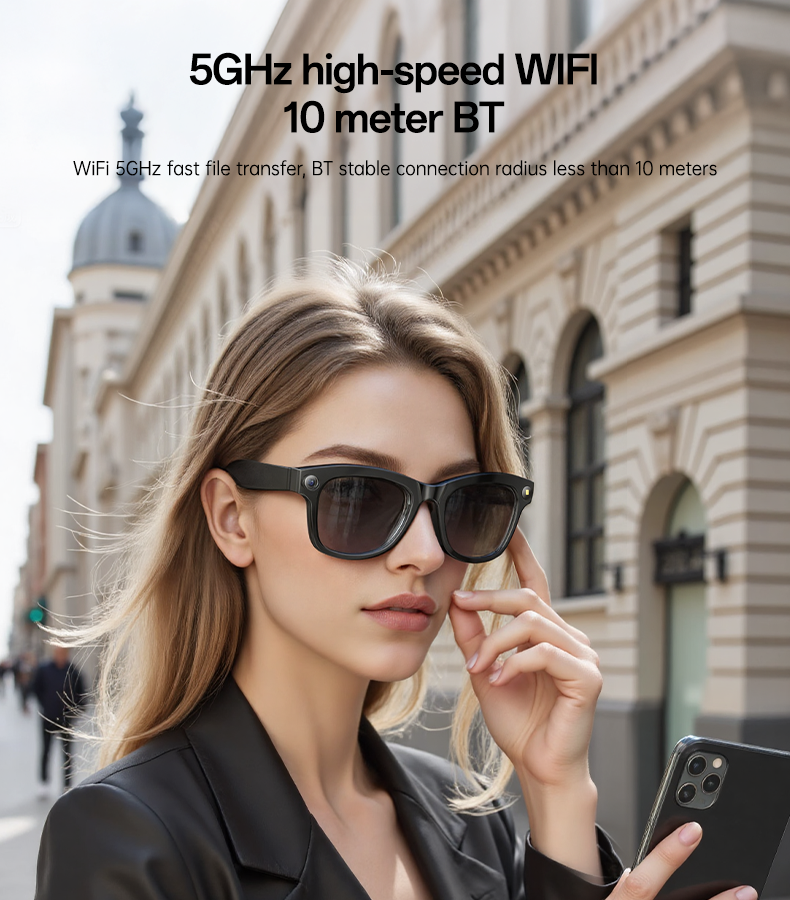 Lunettes Intelligentes Yesido – Enregistrement HD & Commande Vocale - IO42