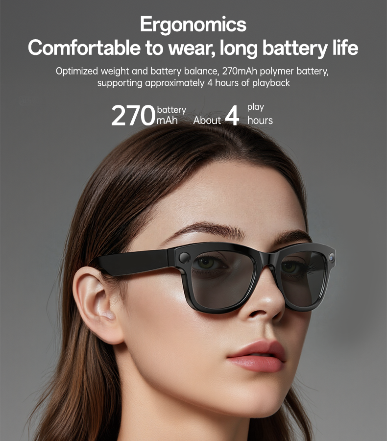 Lunettes Intelligentes Yesido – Enregistrement HD & Commande Vocale - IO42