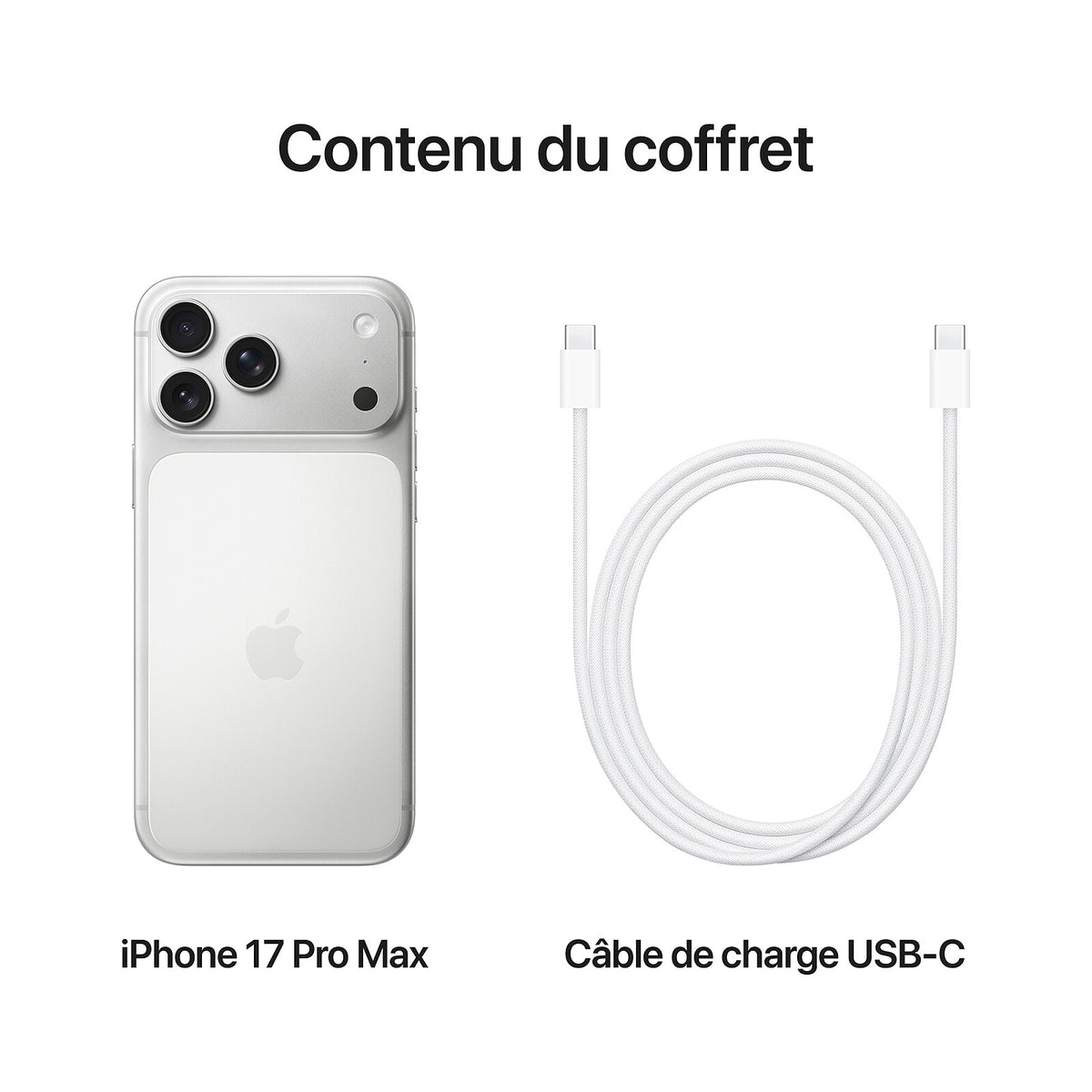Apple iPhone 17 Pro Max 512 Go Argent