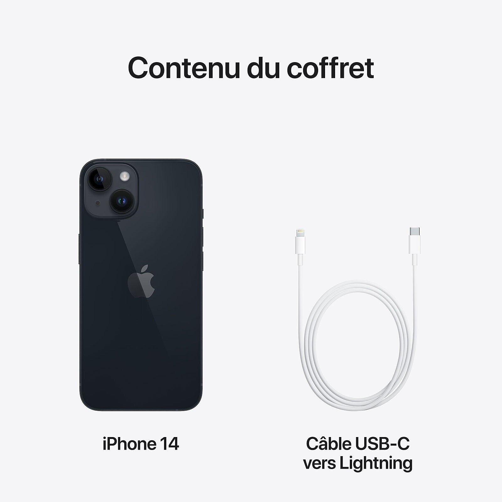 Apple iPhone 14 128 Go Minuit