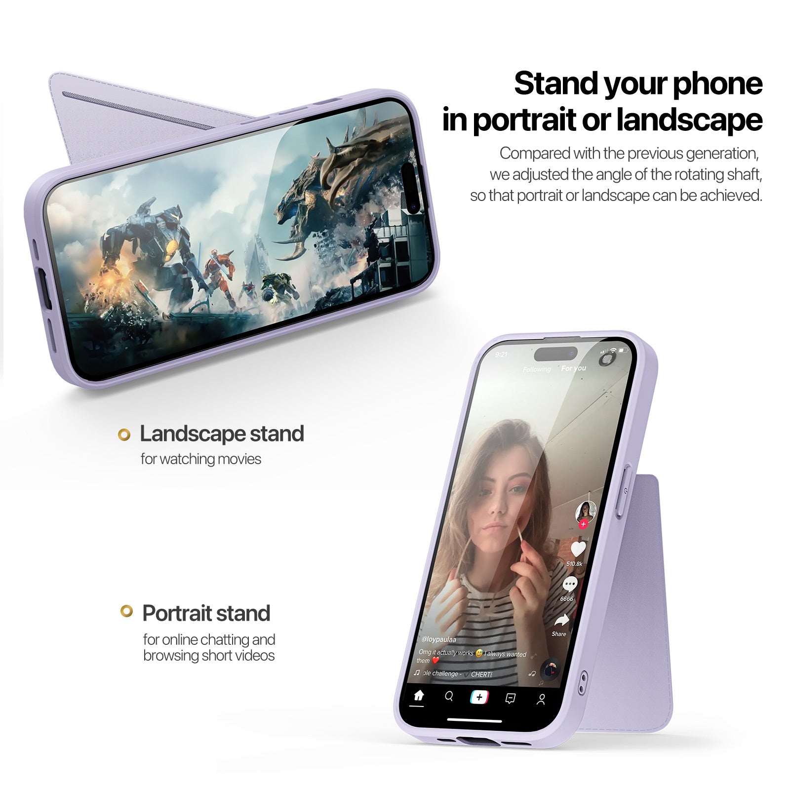 Rafi II Series Back Cover for iPhone 15 Plus