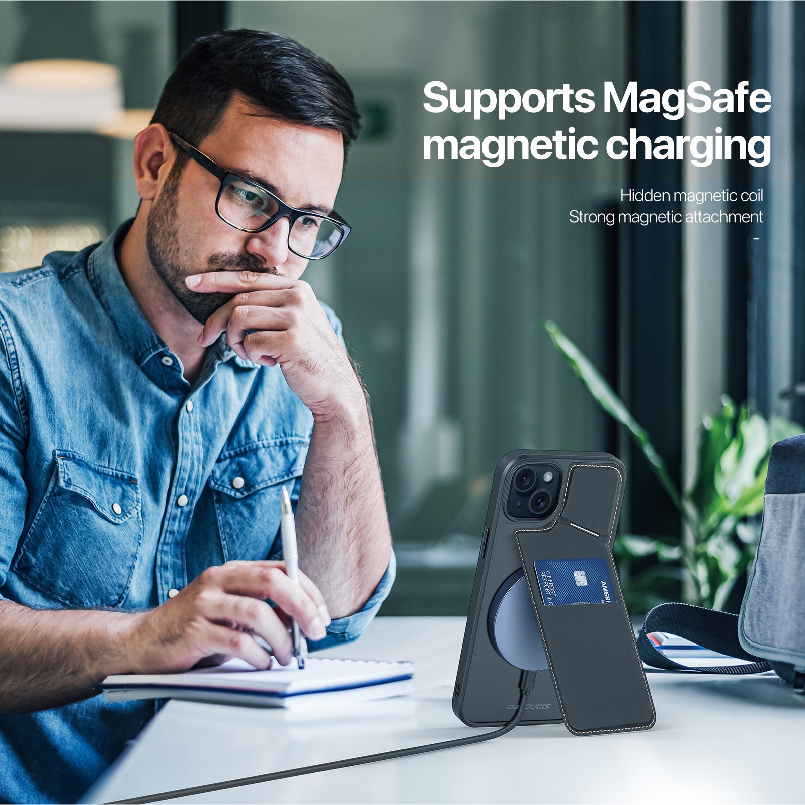 Rafi II Series Back Cover for iPhone 15 Plus