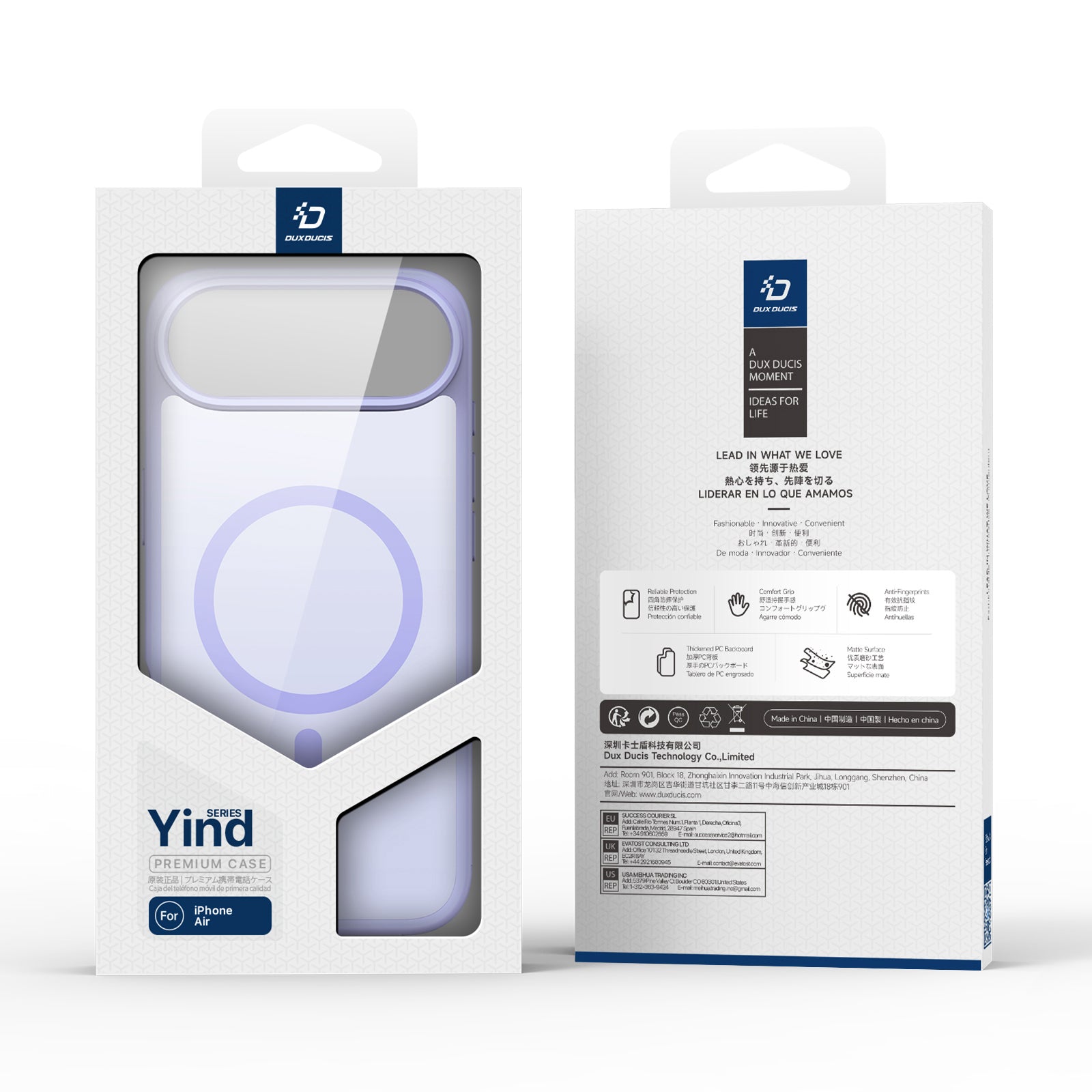 Coque Yind Series pour iPhone 17 Air (MagSafe)