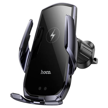 Chargeur Sans Fil Voiture – Hoco CA202 Plus Enlightener (Fixation Aération)