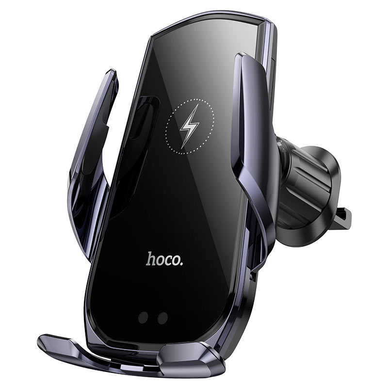 Chargeur Sans Fil Voiture – Hoco CA202 Plus Enlightener (Fixation Aération)