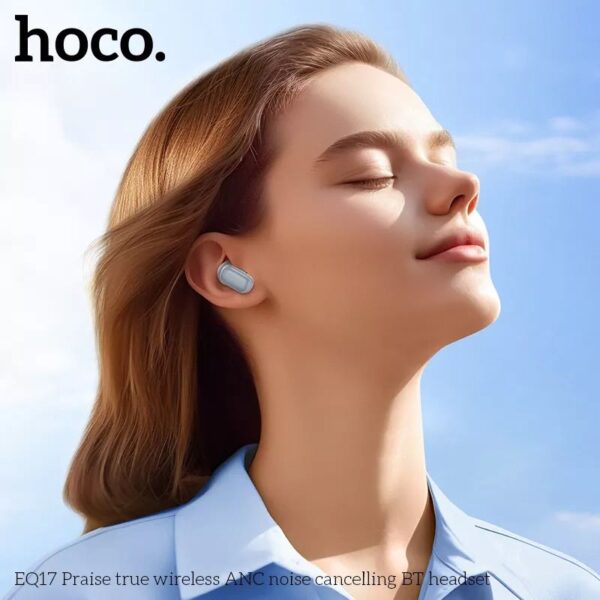 Hoco EQ17 Praise – Écouteurs True Wireless Bluetooth avec ANC (Réduction de bruit active)