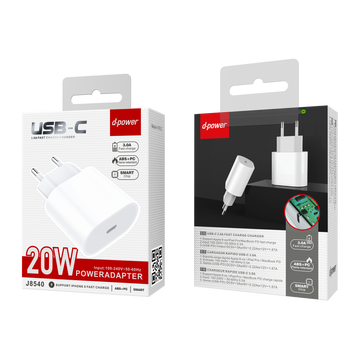 Prise Type C 20W - Blanc